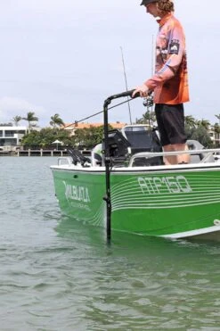 Railblaza HEXX Live Pole 60 Transducer Mount -HWS Sale Store 11 4190 11 HEXX Live Pole 60 In Use AU Alloy Boat 540x810