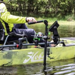 Railblaza HEXX Live Pole 30 Transducer Mount -HWS Sale Store 11 4191 11 HEXX Live Pole 30 Kayak In use Hobie PA Kayak 3 ozoom3