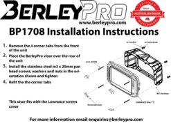 BerleyPro Elite 7TI / 7 TI2. Visor -HWS Sale Store BP1708 Installation