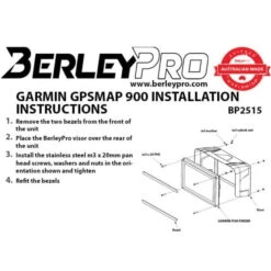 BerleyPro Visor For Garmin GPSMAP 900 Series -HWS Sale Store BP2515 Installation 600x424 1