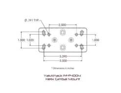 YakAttack Fish Finder Mount For Humminbird Helix -HWS Sale Store FFP 1004 Mounting Hole ID Humminbird Helix page 002 15548.1538054137