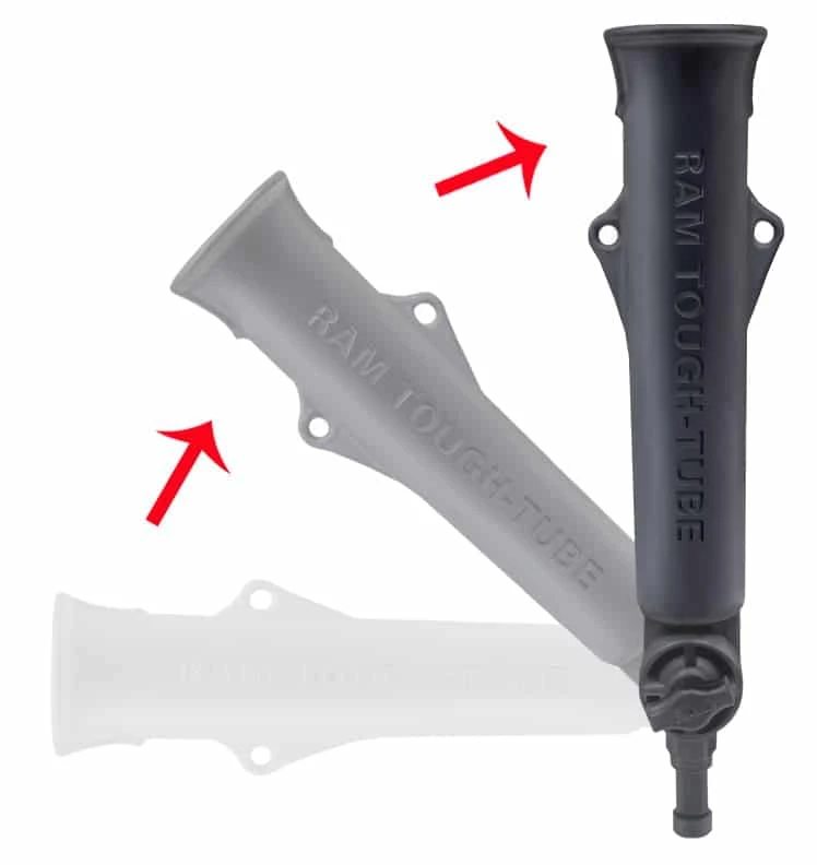 RAM Tough-Tube Spline Mount Fishing Rod Holder RAM MOUNTS RAM Tough-Tube Spline Mount Fishing Rod Holder -HWS Sale Store RAP 394 SSTUIU1 72023072 ram tough tube rod holder with 3 inch ratchet spline post arm