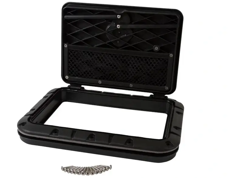 Hobie Rectangular Twist and Seal Hatch Kit (Horizontal) Hobie Rectangular Twist And Seal Hatch Kit (Horizontal) -HWS Sale Store Rectangular Hatch for Hobie Pro Angler kayak