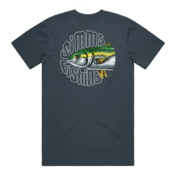 Simms Outline Tee Kingfish – Dark Moon
