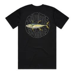 Simms Outline Tee Tuna – Black