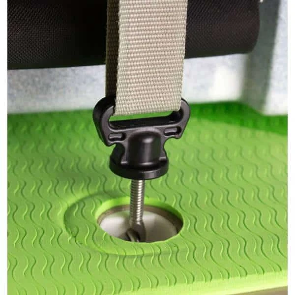 YakAttack Vertical Tie Down with SUP Leash Plug Adapter YakAttack Vertical Tie Down With SUP Leash Plug Adapter -HWS Sale Store YakAttack Vertical Tie Down with SUP Leash Plug Adapter Installed